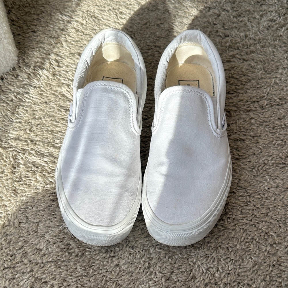 Vans Classic White Slip-On Shoes